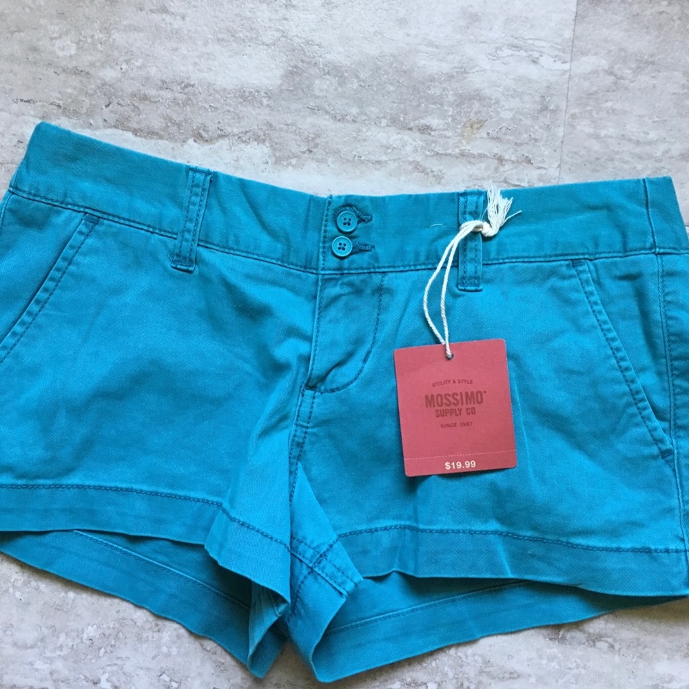 Turquoise shorts